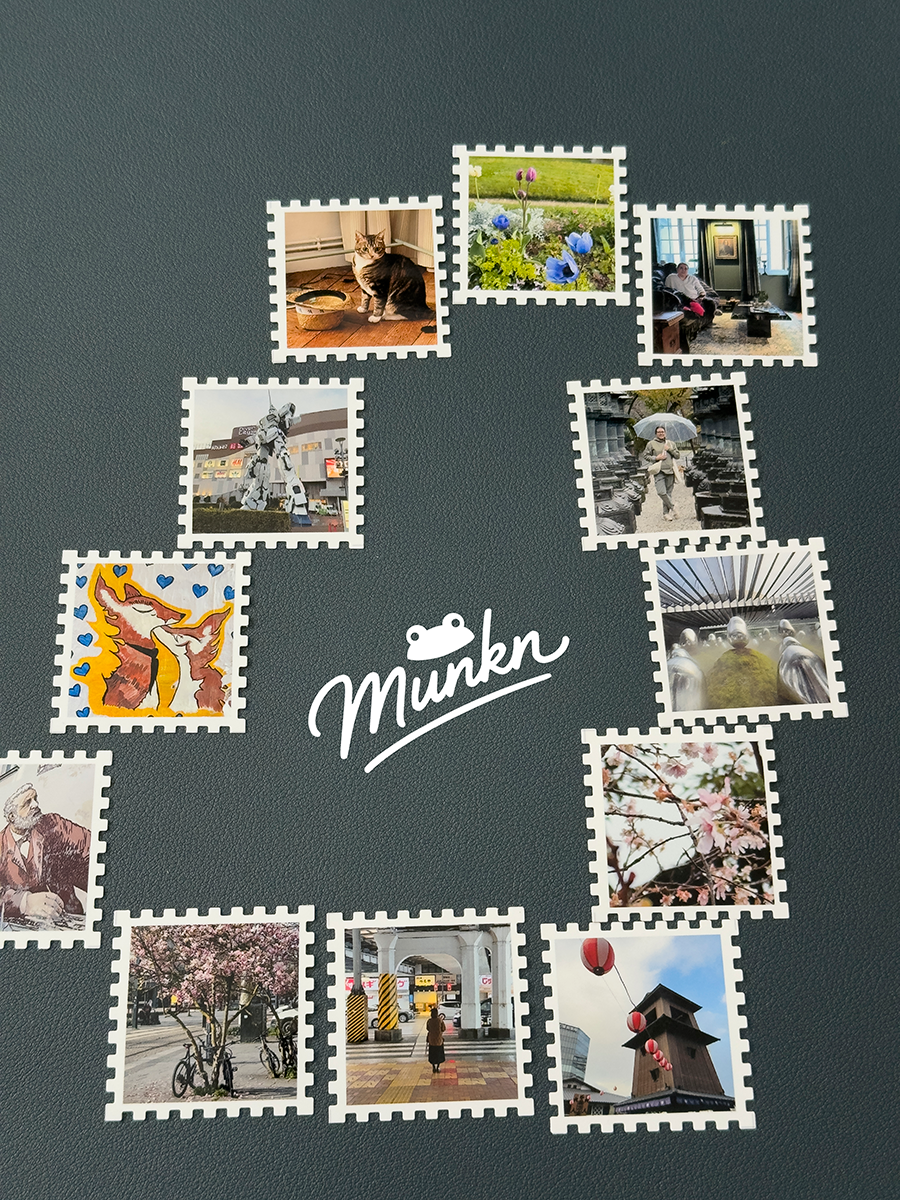 Plantilla Canva para Foto Estampillas Cuadradas 4x6 (3.8 × 3.8 cm)