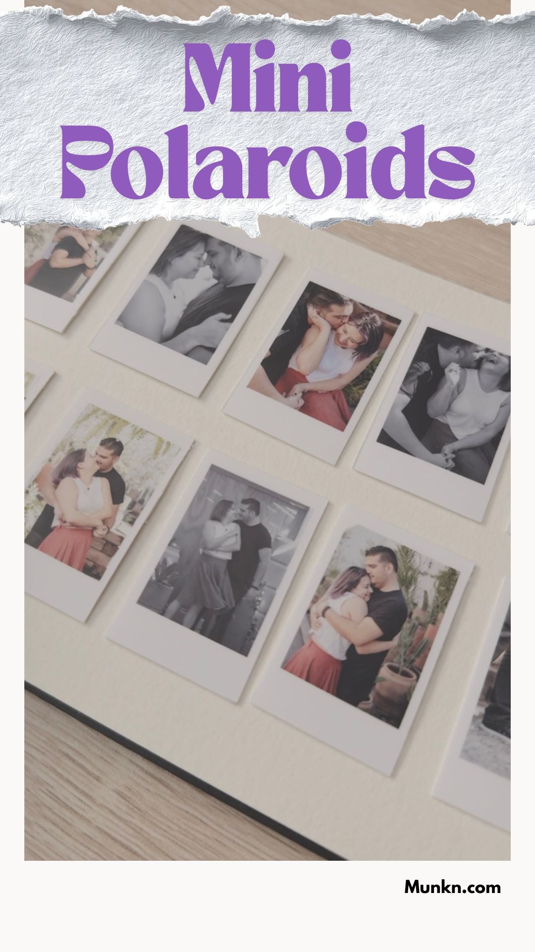 Plantilla Canva para Mini Polaroids 3.5 × 4 cm – Formato 4x6