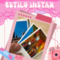 Plantilla Canva para Fotos Estilo Instax (Formato 4x6)