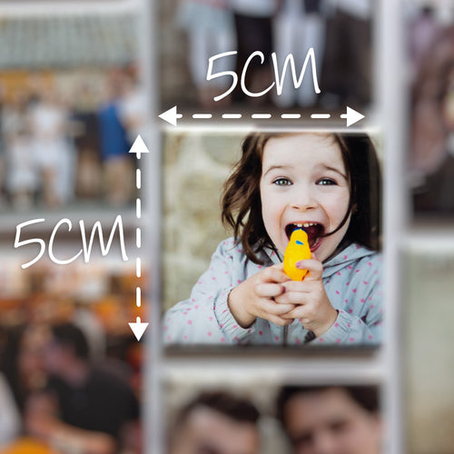 Foto Imanes Personalizados 5 × 5 cm (Paquete de 9)