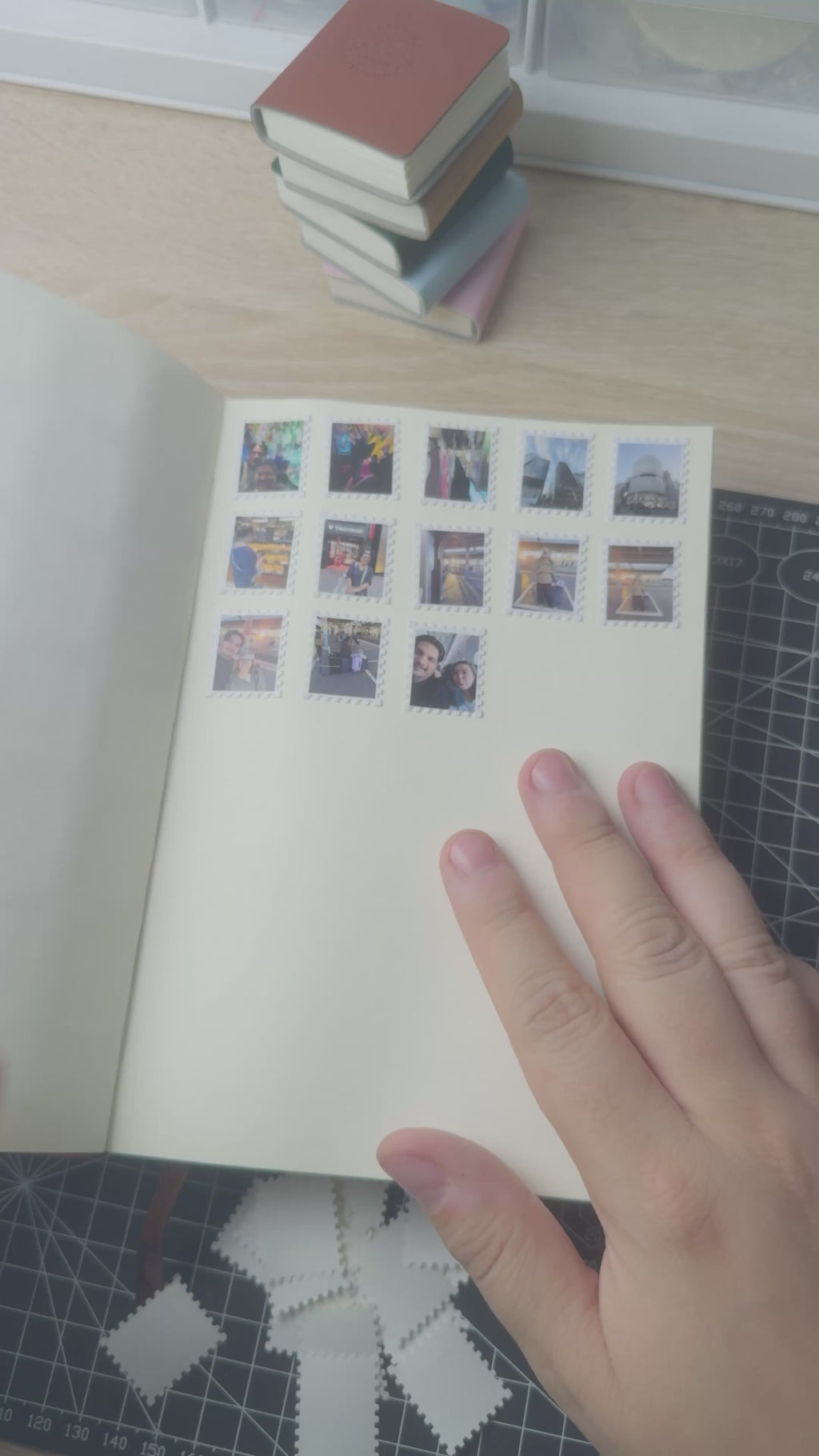Plantilla Canva para Foto Estampillas Imprimibles (Formato 4x6)